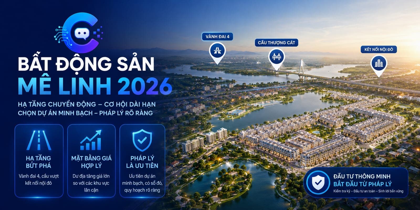 Bất Động Sản Mê Linh 2026: Tiềm Năng, Rủi Ro & Lưu Ý Cho Người Mua