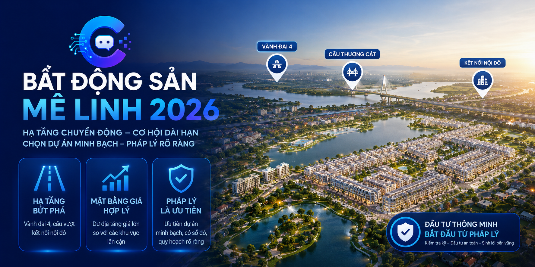 Bất Động Sản Mê Linh 2026: Tiềm Năng, Rủi Ro & Lưu Ý Cho Người Mua